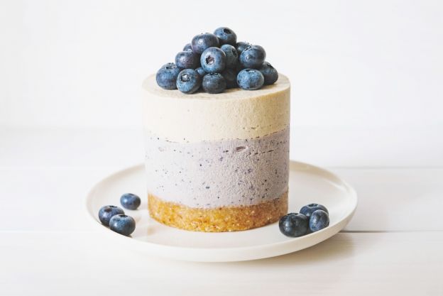 Vanilla Blueberry Cheesecake