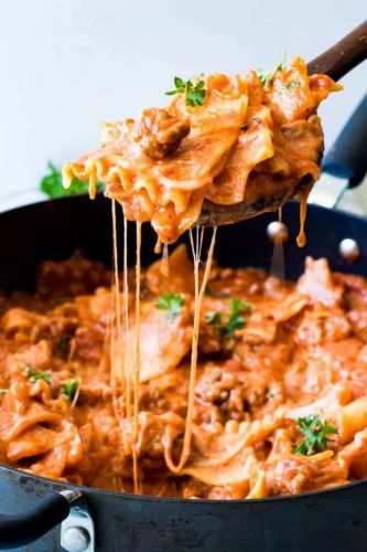 Easy Skillet Lasagna