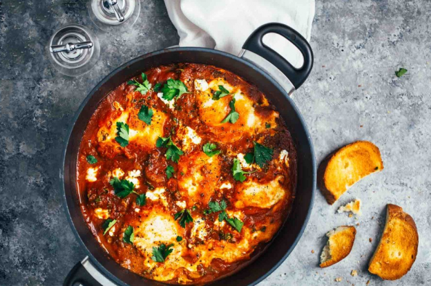 ONe-Pot Spicy Eggs And Potatoes