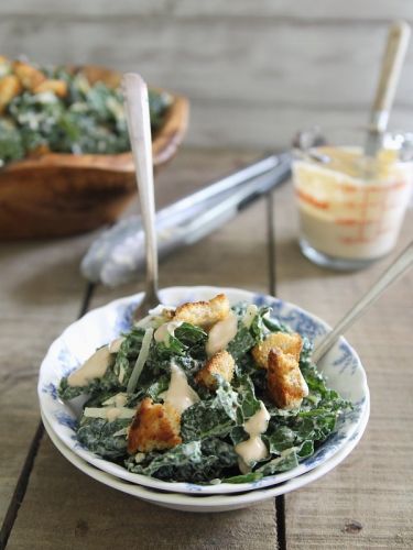 Sriracha Kale Caesar Salad