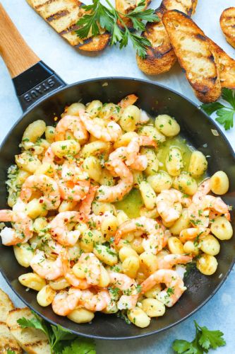 Shrimp Scampi Gnocchi