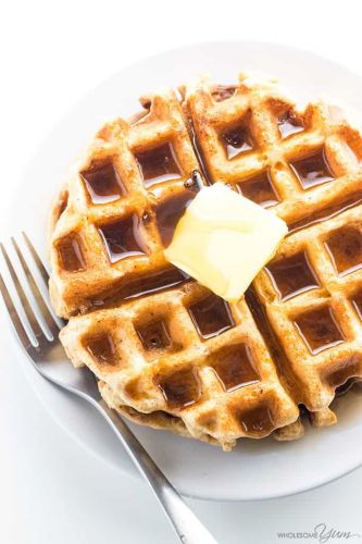 Keto Paleo Almond Flour Waffles