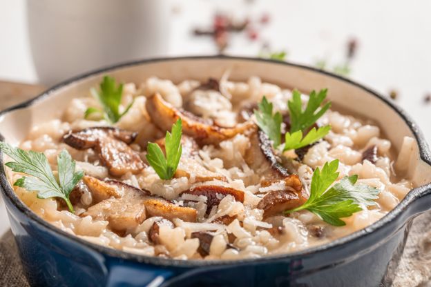 Porcini Mushroom Risotto with Parmesan