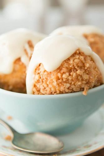 Macadamia Mango Fried Ice Cream