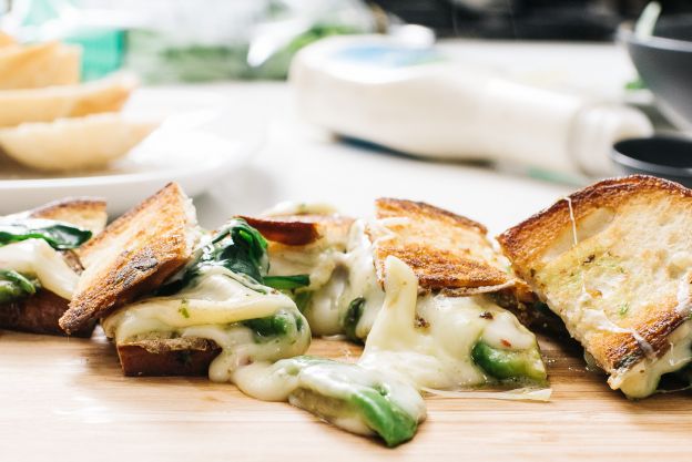 Green Grilled Cheese and Ranch Dippers