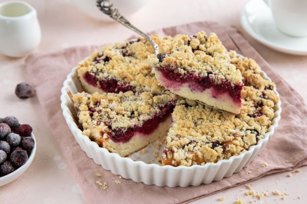 Ricotta Berry Struesel Tart