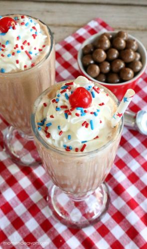 All-American Chocolate Malt Milkshake