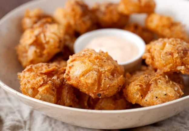 Bite-Sized Blooming Onions