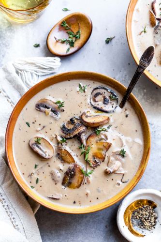 Vegan Cream Of Mushroom Soup