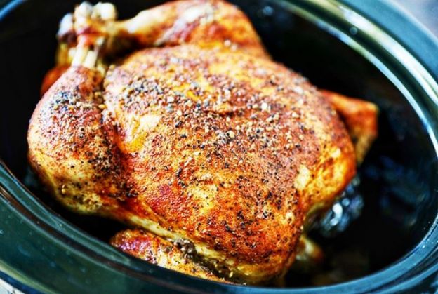 Crockpot Whole Chicken Rotisserie Style