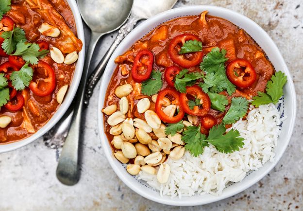 African Peanut Stew with Chicken and Sweet Potatoes