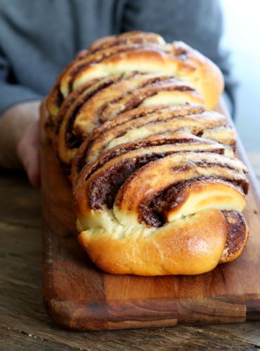 Braided Gluten Free Nutella Bread