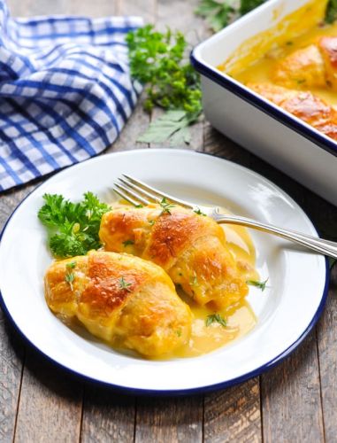 5-Ingredient Crescent Roll Chicken Casserole