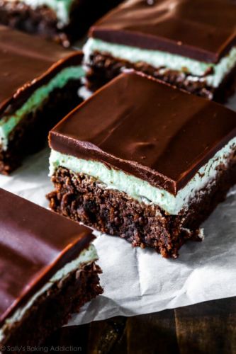 Classic Mint Chocolate Brownies