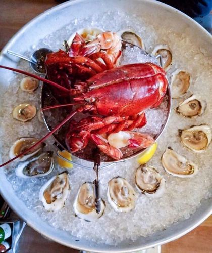 raw seafood platters at island creek oyster bar