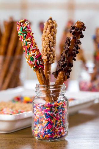 Loaded Caramel Dipped Pretzels