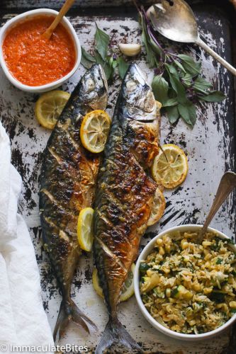 Whole Grilled Mackerel