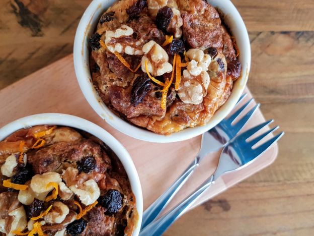 Cranberry Orange Bread Pudding