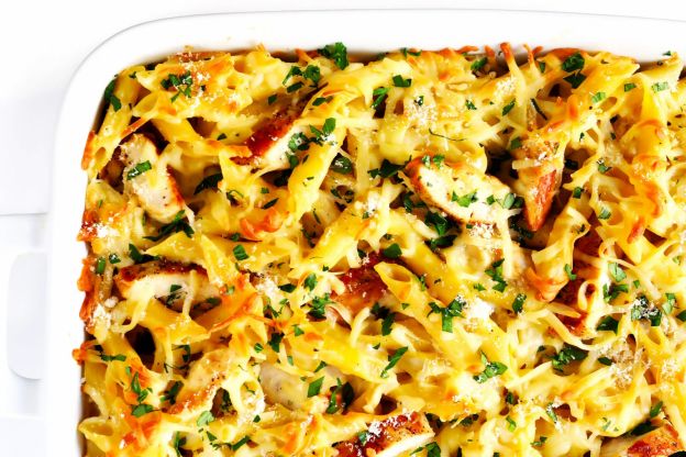 Chicken Alfredo Baked Ziti