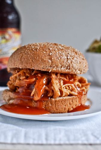 Crockpot BBQ Beer Chicken