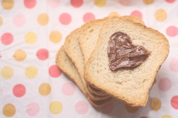 Nutella's where the heart is