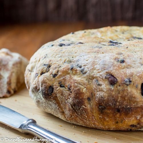 Slow Cooker Olive Parmesan Bread