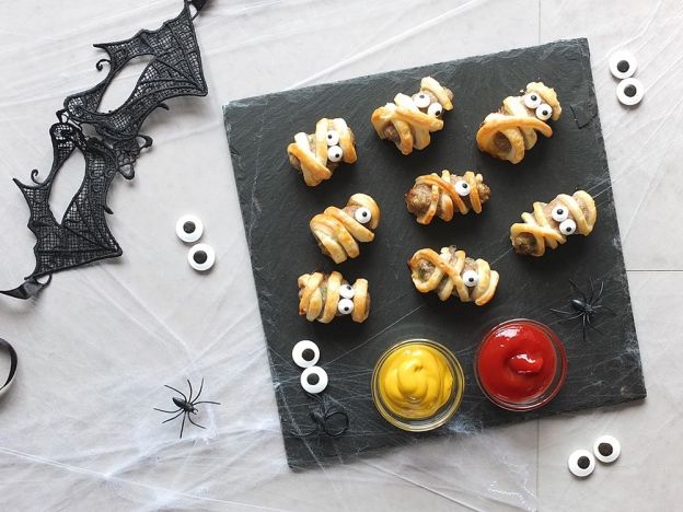 Spooky Sausage Mummies With Lamb