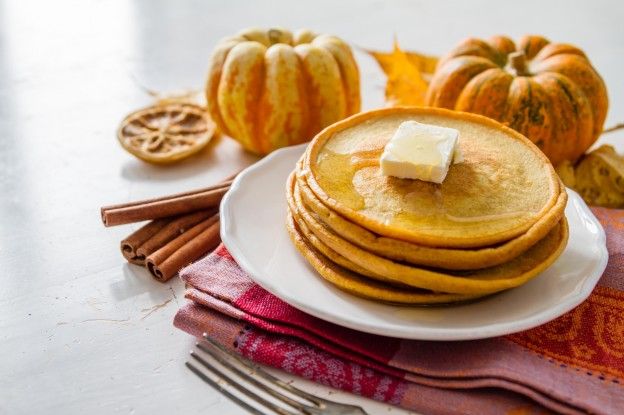 Pumpkin pancakes