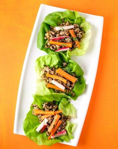 Thai Pork Lettuce Wraps