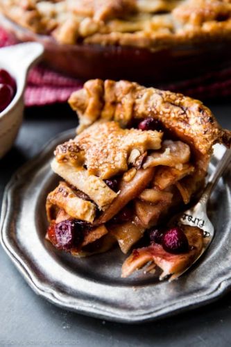 Cranberry Almond Apple Pie