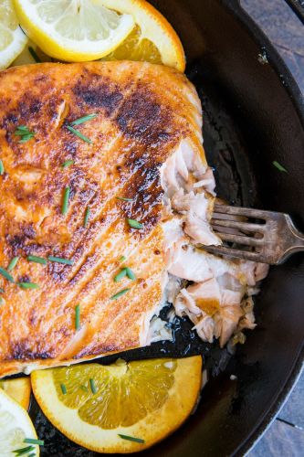 Orange Butter Lemon Salmon