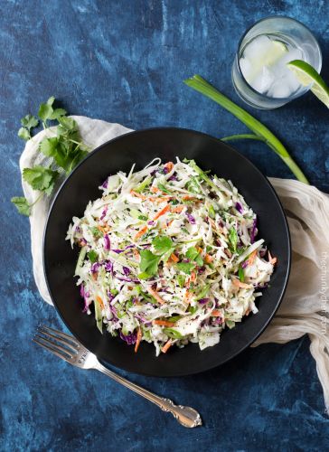 5-Minute Tequila Lime Cole Slaw