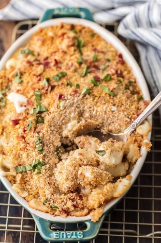 Cheesy Bacon Baked Gnocchi