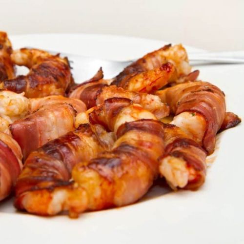 Broiled Shrimp And Bacon Wrappers