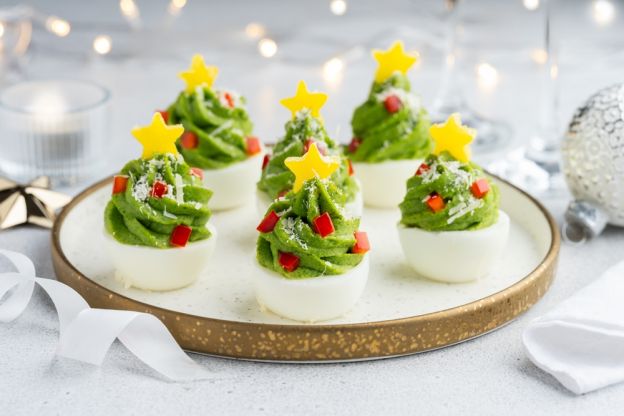 Deviled Egg Pine Trees