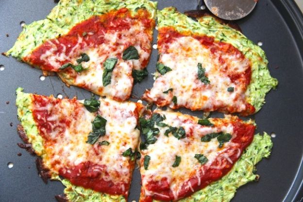 27. Zucchini crust pizza