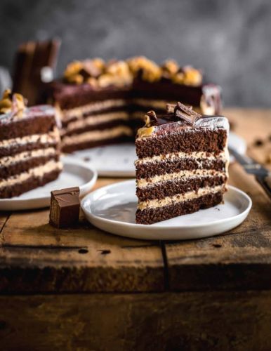 Peanut Butter Chocolate Cake