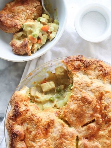 Curry Turkey Pot Pie with Buttery Homemade Crust