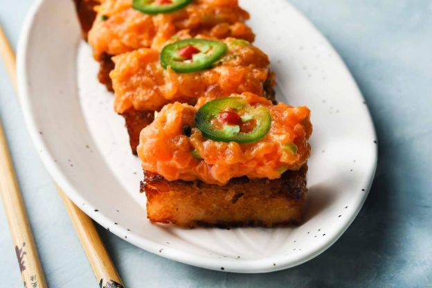 Spicy Salmon Crispy Rice