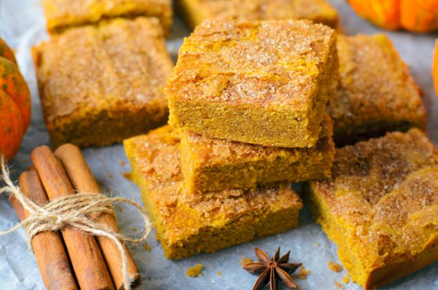 Pumpkin Blondies