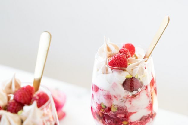 Raspberry Rose Eton Mess