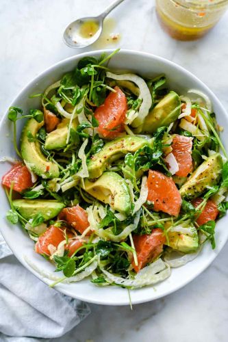 Avocado Grapefruit and Fennel Salad