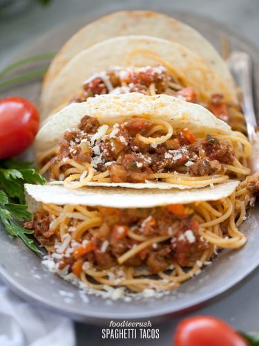 Make Spaghetti Tacos