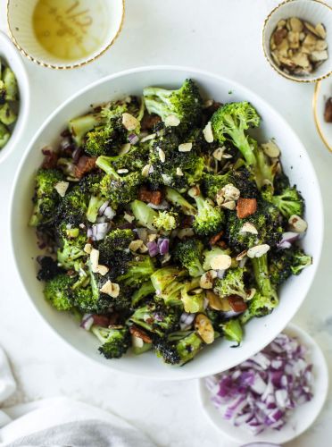 Grilled Broccoli Crunch Salad