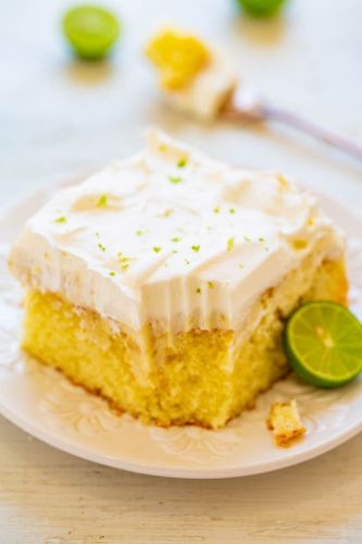 Key Lime Poke Cake