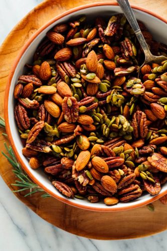 Sweet & Spicy Roasted Party Nuts