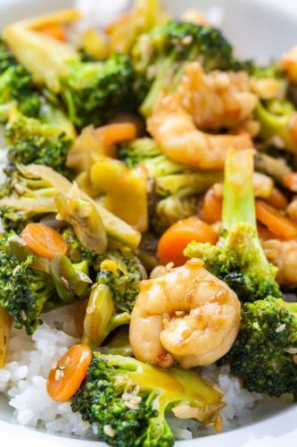 Honey Garlic Shrimp and Broccoli