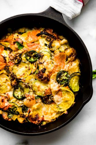 Easy Jalapeno Shrimp Veggie Bake