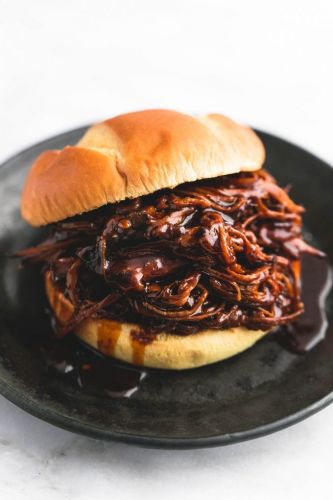 Slow Cooker Honey BBQ Beef Brisket