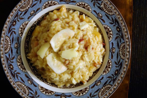 Apple and Bacon Risotto